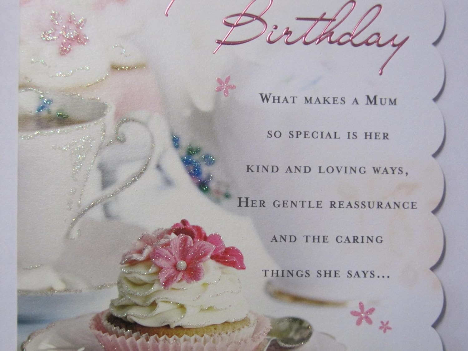 STUNNING TOP RANGE WONDERFULLY WORDED 5 VERSE TO A SPECIAL MUM BIRTHDAY CARD, Multi, 9 x 6 inch - Image 4