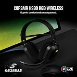 Corsair HS80 RGB Wireless Multiplatform Headset Dolby Atmos Carbon view 3