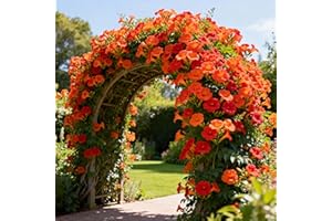 Hummingbird Trumpet Vine Seeds, Non-GMO Heirloom Orange Blooms, Fast Growing Climbing Plant, 100 Seeds, Attracts Hummingbirds