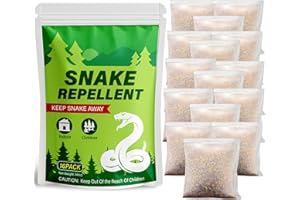 TRIHOOD 16 Pack Snake Repellent for Outdoor & Indoor Use, Natural Snake Deterrent for Yard Powerful, Pet and Child Safe, Long-Lasting Snake Away Pouches for Lawn, Garden, Garage, Basement,Snake Repellent