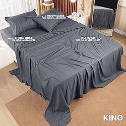 Utopia Bedding King Bed Sheets Set - 4 Piece
