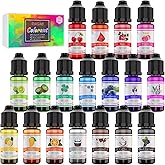 Epoxy Resin Pigment - 18 Color Liquid UV Resin Dye for Coloring, DIY Art Jewelry Making - Concentrated Colorant for Paint, Crafts - 0.35 oz/10ml Each