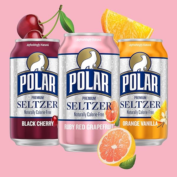 POLAR SELTZER WATER CROWD PLEASER VARIETY PACK, 12 FL OZ CANS, 18 PACK