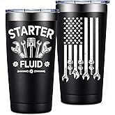 SpenMeta Mechanic Gifts - Mechanic Gifts for Men, Car Guy, Car Enthusiast - Christmas Birthday Fathers Day Gift for Mechanics - 20oz Starter Fluid Tumbler Cup
