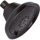 Aqua Elegante Massage Shower Head With Mist - 2.5 GPM - Oil-Rubbed Bronze | High Pressure Boosting, 6 Function Adjustable Massaging Rainfall Showerhead For Low Flow Baths With Water Saving Nozzles