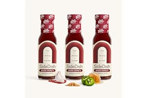 SideDish & Primal Gourmet Uncle Ronny's BBQ Sauce - Pack of 3 – Refined Sugar Free, Seed Oil Free BBQ Sauce with All-Natural Ingredients – Gluten & Dairy Free Paleo-Friendly Barbecue Condiment