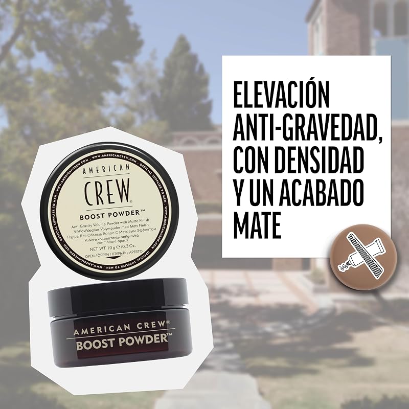 - Boost Powder, Polvo Voluminizador para el Pelo, Aporta Volumen, Cuerpo y Textura, Acabado Natural y Mate, Sin Brillo, Apto para Todo Tipo de Cabellos - 10 g