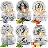 Scented Candles Gift Set, Natural Soy Wax, Stress Relief Gifts for Women, 6 Pack 5.65Oz Aromatherapy Candle, 150H Lasting Burn, Ideal Gifts for Birthday, Mother's Day, Thanksgiving, Christmas