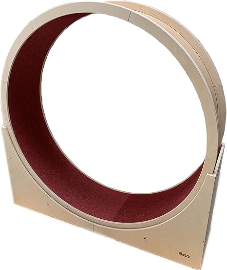 Elmato Simba L Roue Pour Chat Entierement Montee Qualite Allemande En Bouleau Naturel Tapis Rouge Env 1 Cm Amazon Fr Animalerie