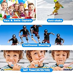Digital Camera, Kids Camera with 32GB Card, FHD
