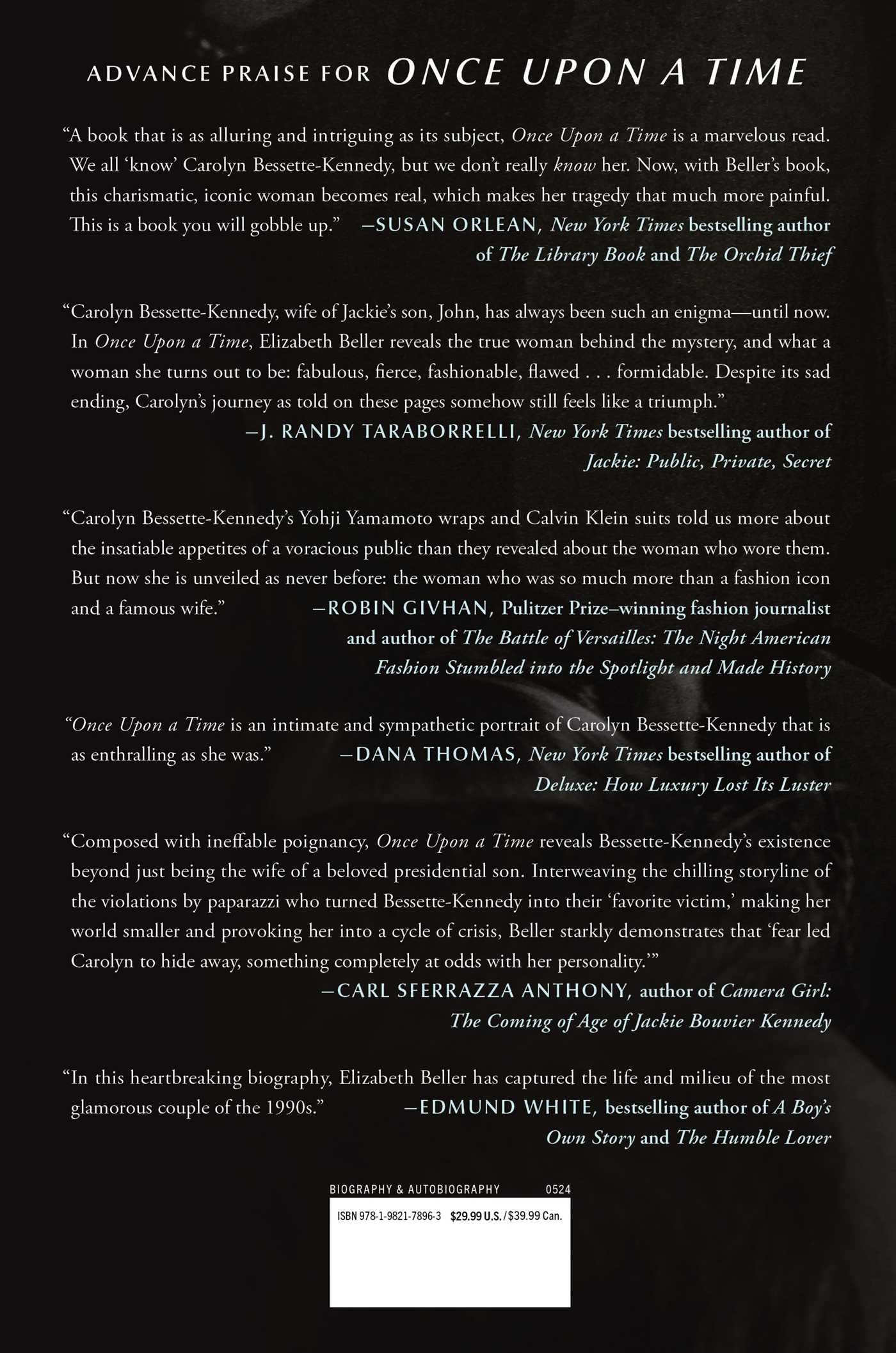 Once Upon a Time: The Captivating Life of Carolyn Bessette-Kennedy