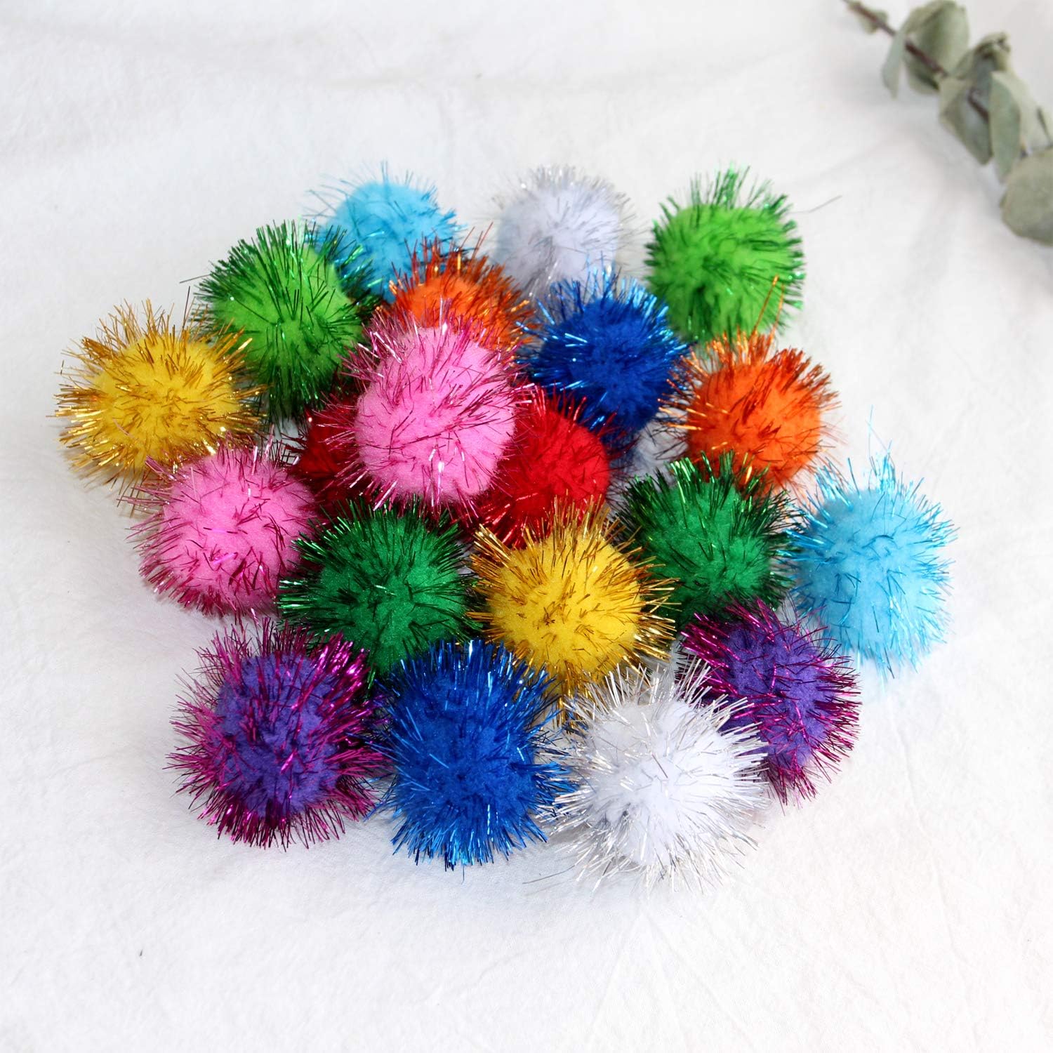 Assorted Color Sparkle Balls for Cats,My Cat's All Time Favorite Toy,1.