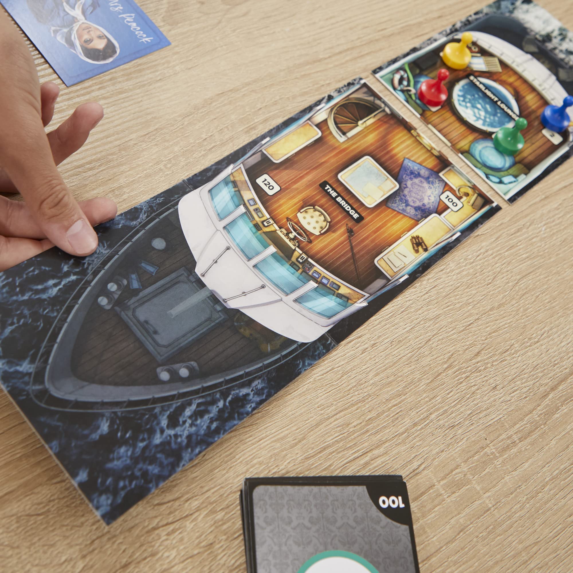 Hasbro Gaming Clue Board Game Sabotage on The High Seas, Escape Room Game, Murder Mystery Games, 1-6 Players, 10+ (Amazon Exclusive)