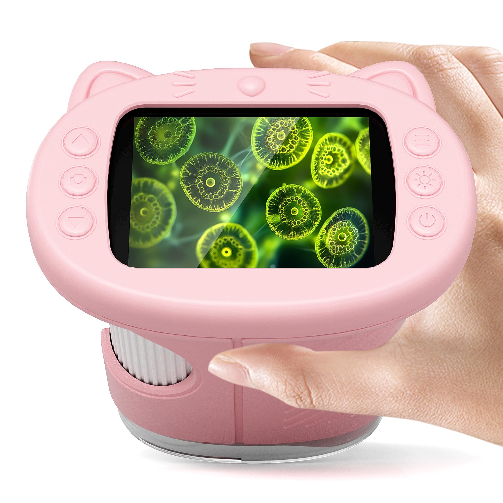 Photo 1 of 1000X Handheld Digital Microscope for Kids : Wonderquest Microscope with 2.0" IPS Screen, STEM Toys for Ages 3-6 8-13 Girls Boys Child, Portable Edu Gift Age 4-6 8-12 Children Students