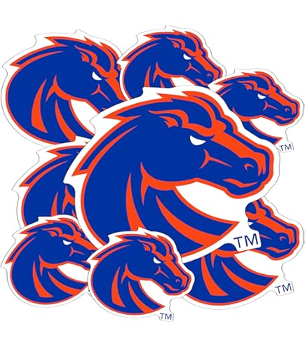 リデル　スピードアイコンL（NCAA Boise State Broncos） Boise State Broncos Riddell Speed Authentic Helmet - Orange