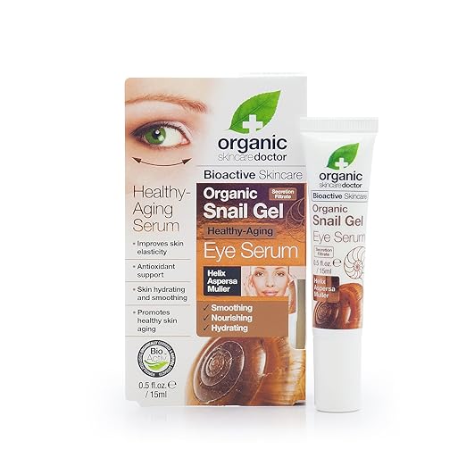 title=Dr. Organic Snail Gel Siero Contorno Occhi 15 ml