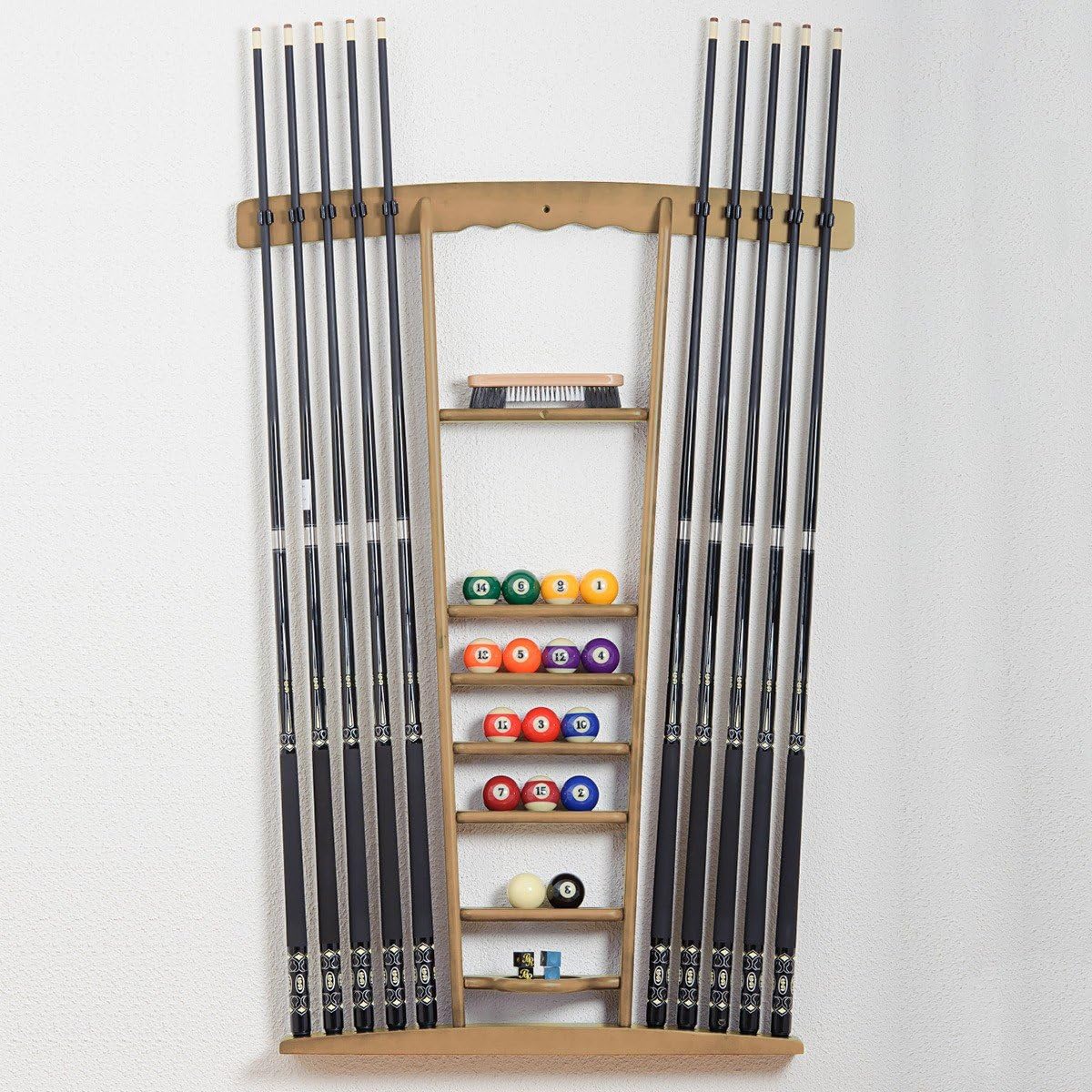John West Billard Set - Kugeln + Triangel + 2 Hochwertige
