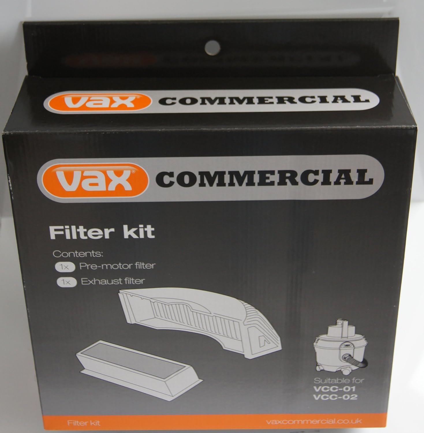 Vax Commercial Genuine VCC01 and VCC02 Filter Kit Amazon.co.uk