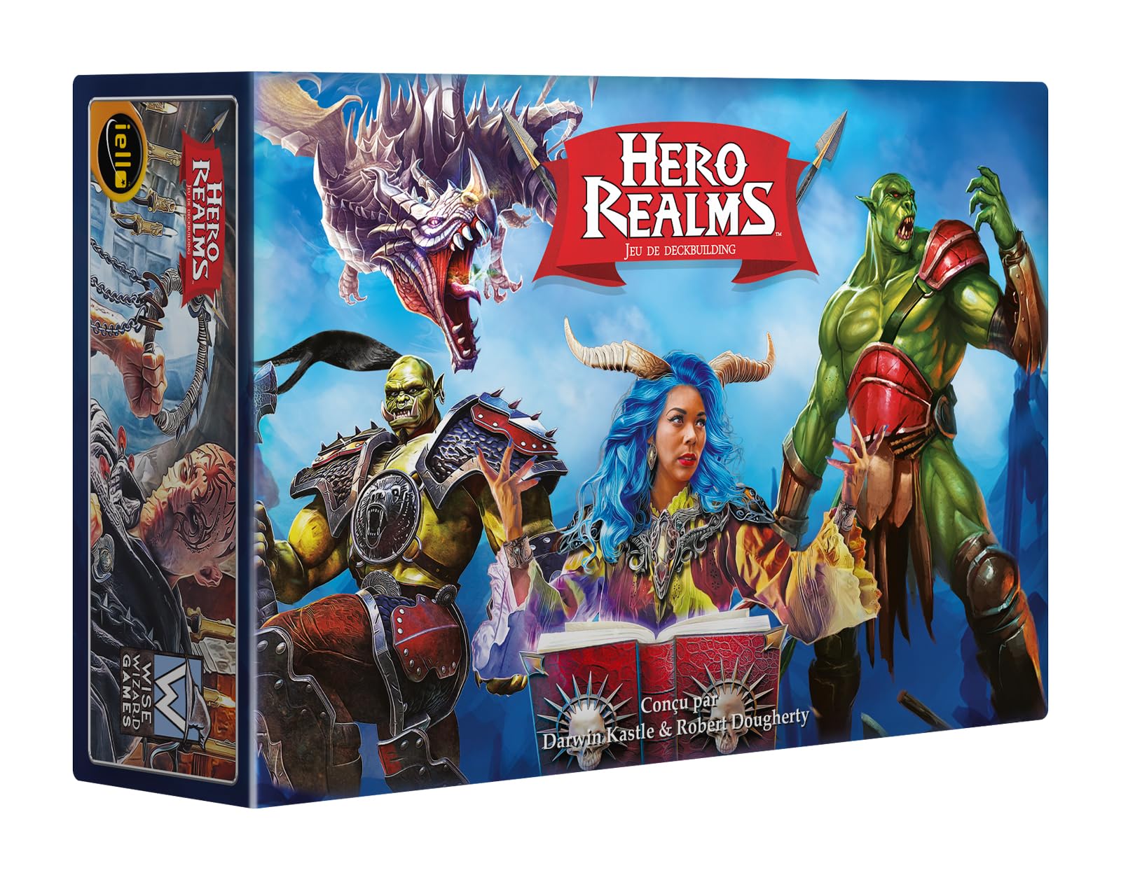 IELLO Hero Realms - French Edition - Collectible Card Game - Card Game - 145 Pieces