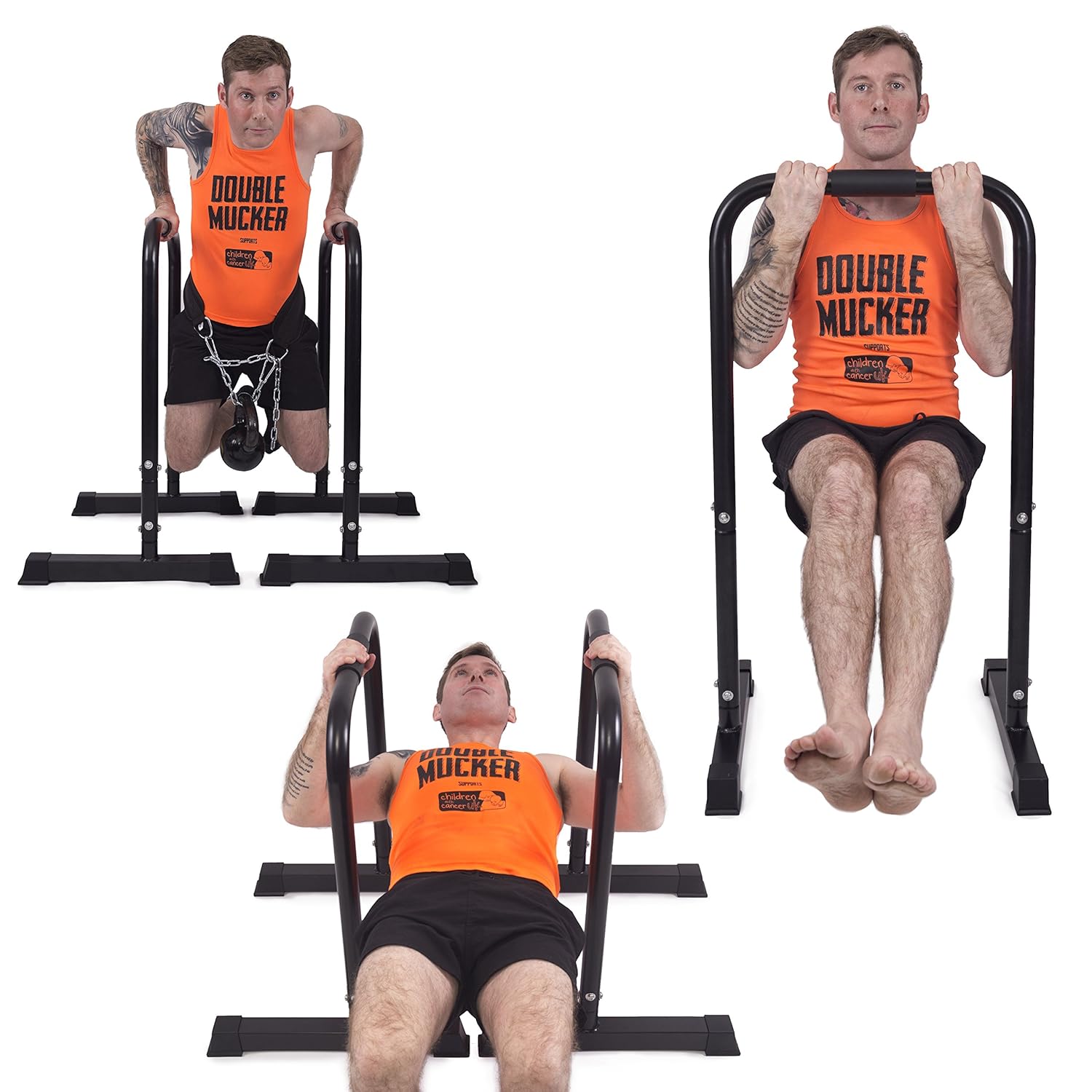 Barras paralelas ajustables Barbarian ahora con cm cm y cm de altura