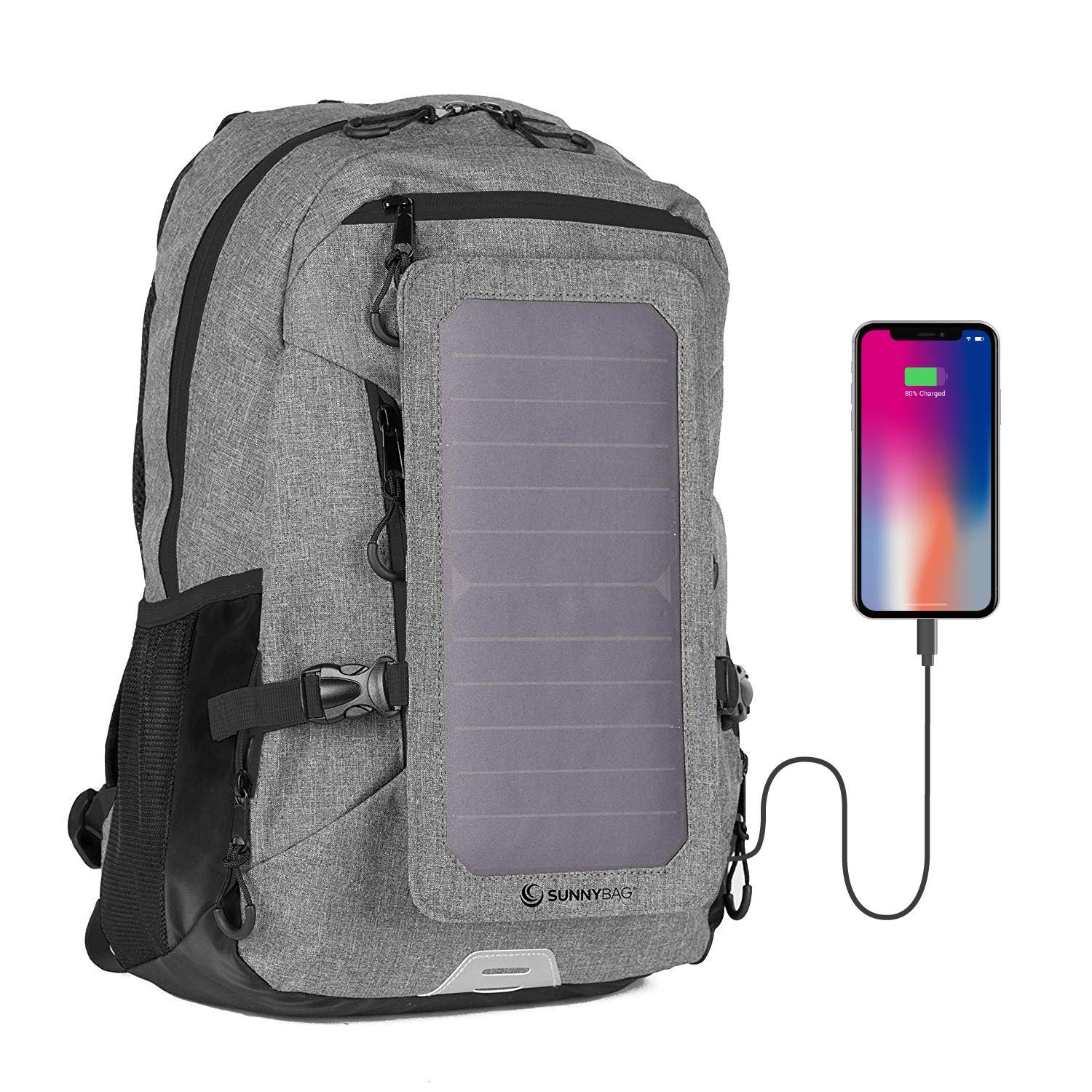 Zaino Solare Impermeabile e Resistente Zaino con Pannello Solare Integrato  da 6Watt powerbank ECC. Tablet cellulari con Porta USB per ricaricare  Laptop Fotocamere SunnyBAG Explorer+ Accessori urban-earth.co.uk