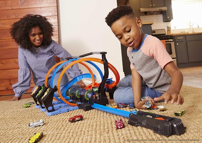 Corkscrew Crash Set de pista y coche
