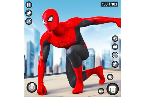 City Flying Hero Fighter 3d Rope Simulator - Urban Gangster Fighting Adventure