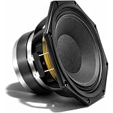 B&amp;C 8-Inch Mid-Bass Woofer, 2 Inch Copper Voice Coil, 400W Program Power, 98dB Sensitivity, 8 Ohm, High Power Woofer for Pro Audio, DJ, Guitar Cabinet, PA System