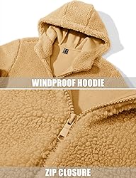 MAGCOMSEN Mens Jackets Casual Stylish Warm Sherpa