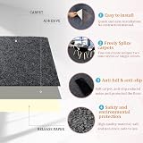 KAHEIGN 30Pcs Self Adhesive Carpet Tiles 30cm x 30cm Dark Grey view 2