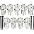 Ruilida 9 Packs Gutter Downsport Guards With Zip Ties. 3.5 Inch Expandable Aluminium Filter Strainer, Gutter Downspout Protectors for Preventing Blockage Leaves For Downspout Of 2-4 Inches Hole Size
