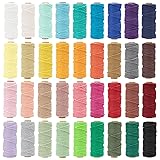 36 Colors Macrame Cord 3mm x 1188 Yards Natural