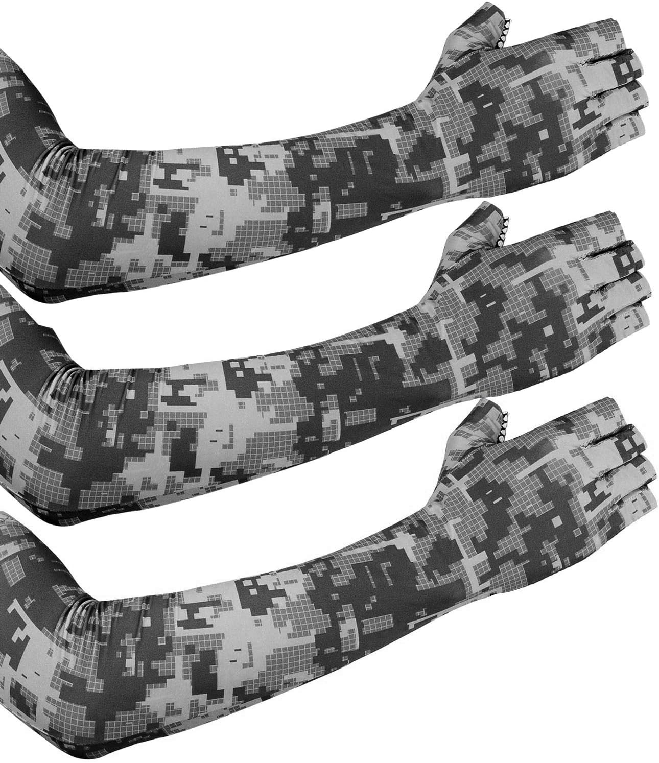 EXski UV Protection Arm Sleeves Cooling Sun Protection Gloves for Cycling Driving Running Golfing Outdoor