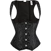 Alivila.Y Fashion Corset Womens Faux Leather Steampunk Corsets Victorian Bustier Top