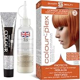Smart Beauty Ginger Hair Dye, Permanent with Plex Anti-Breakage Technology, Copper Red, PPD Free, Vegan, Cruelty Free