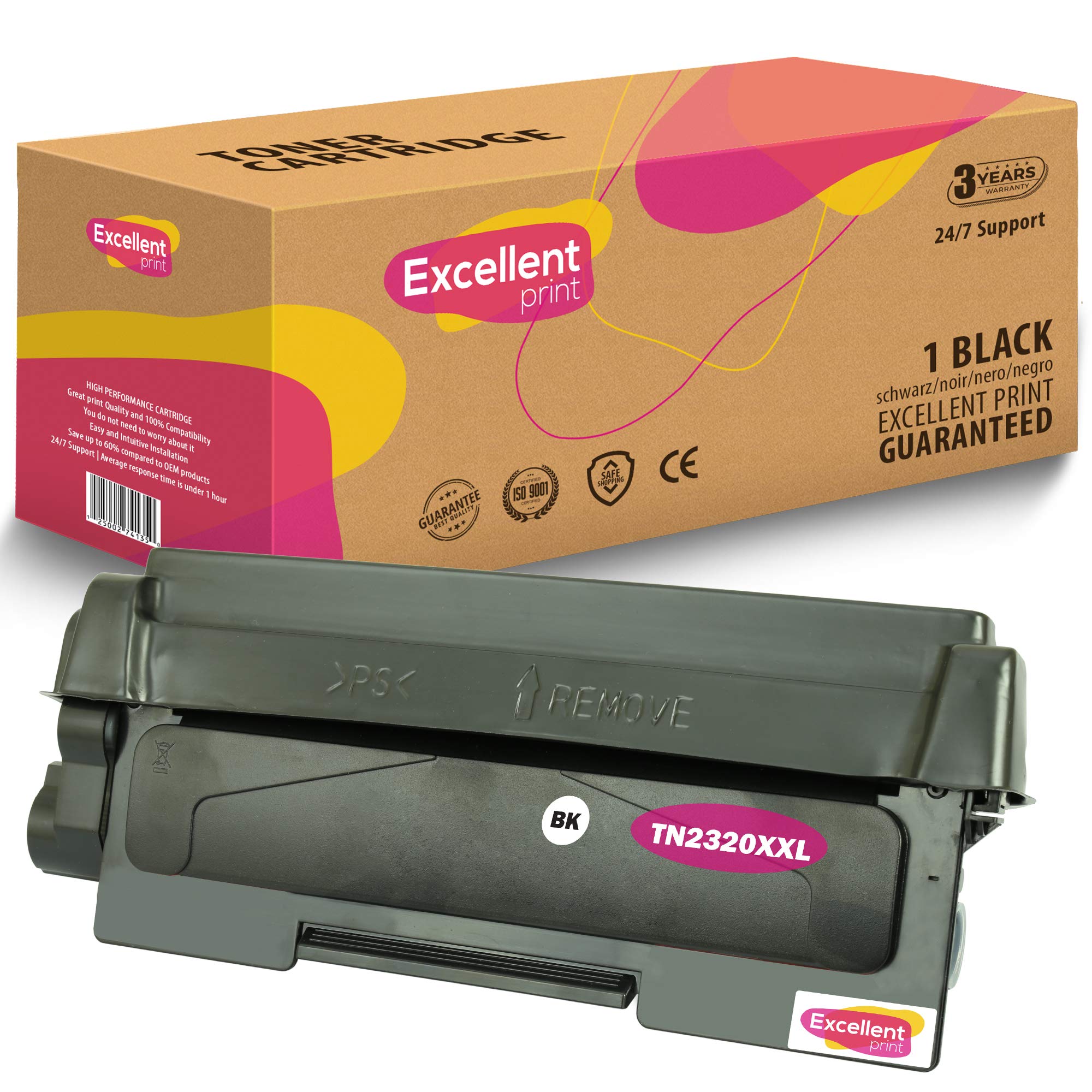 Excellent Print TN-2320 XXL Compatible Toner cartridge for Brother HL-L2365DW HL-L2360DW HL-L2380DW MFC-L2720DW