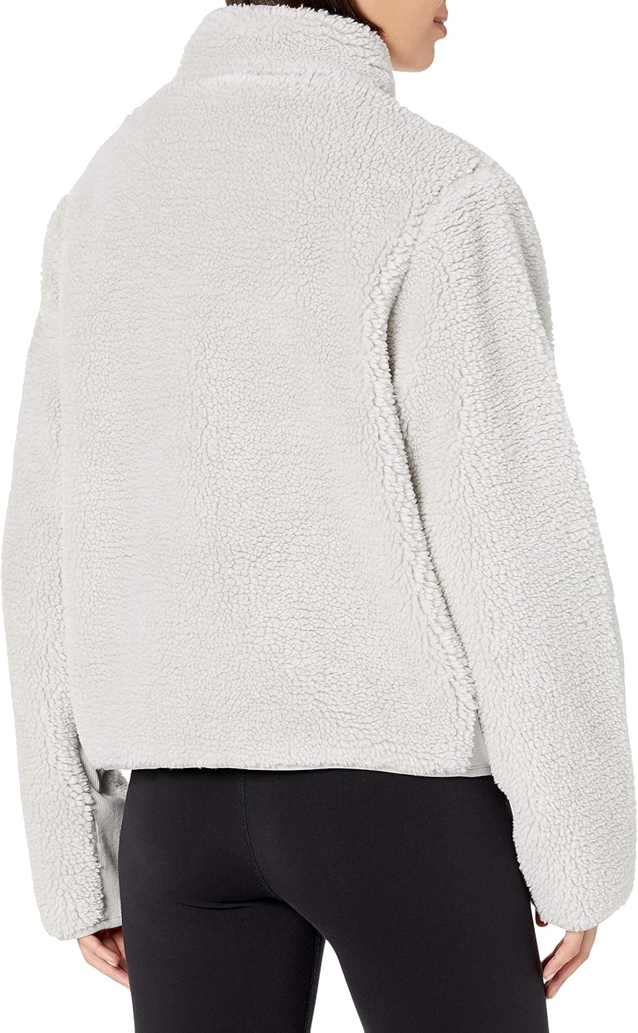 Alo Yoga Women's Shanti Half Zip Sherpa Jacket at  Women’s Clothing store