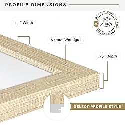 MCS Studio Gallery 11x14 Picture Frame Natural