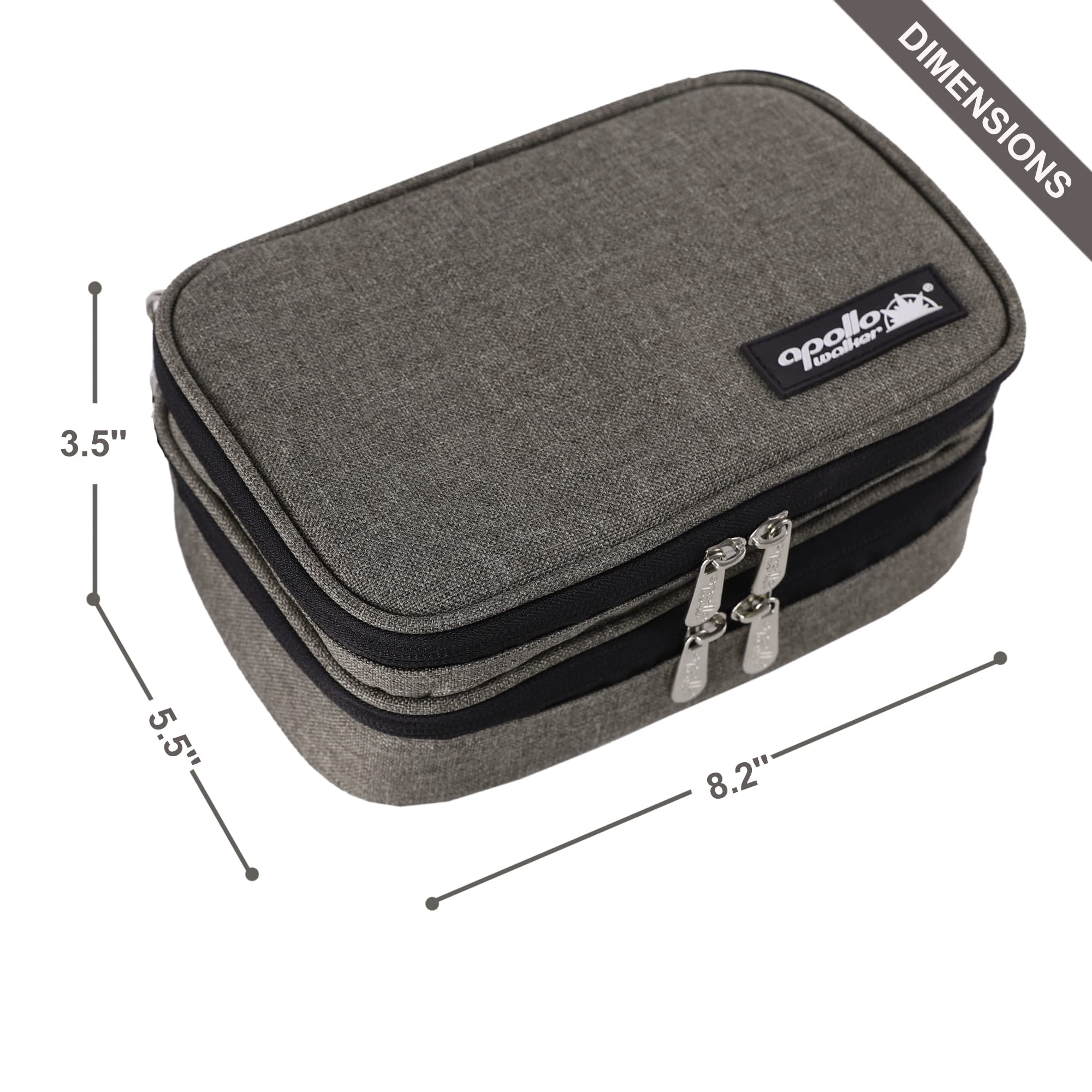 apollo walker Insulin Cooler Travel Case Diabetic Medication Cooler with Ice Packs and Insulation Liner