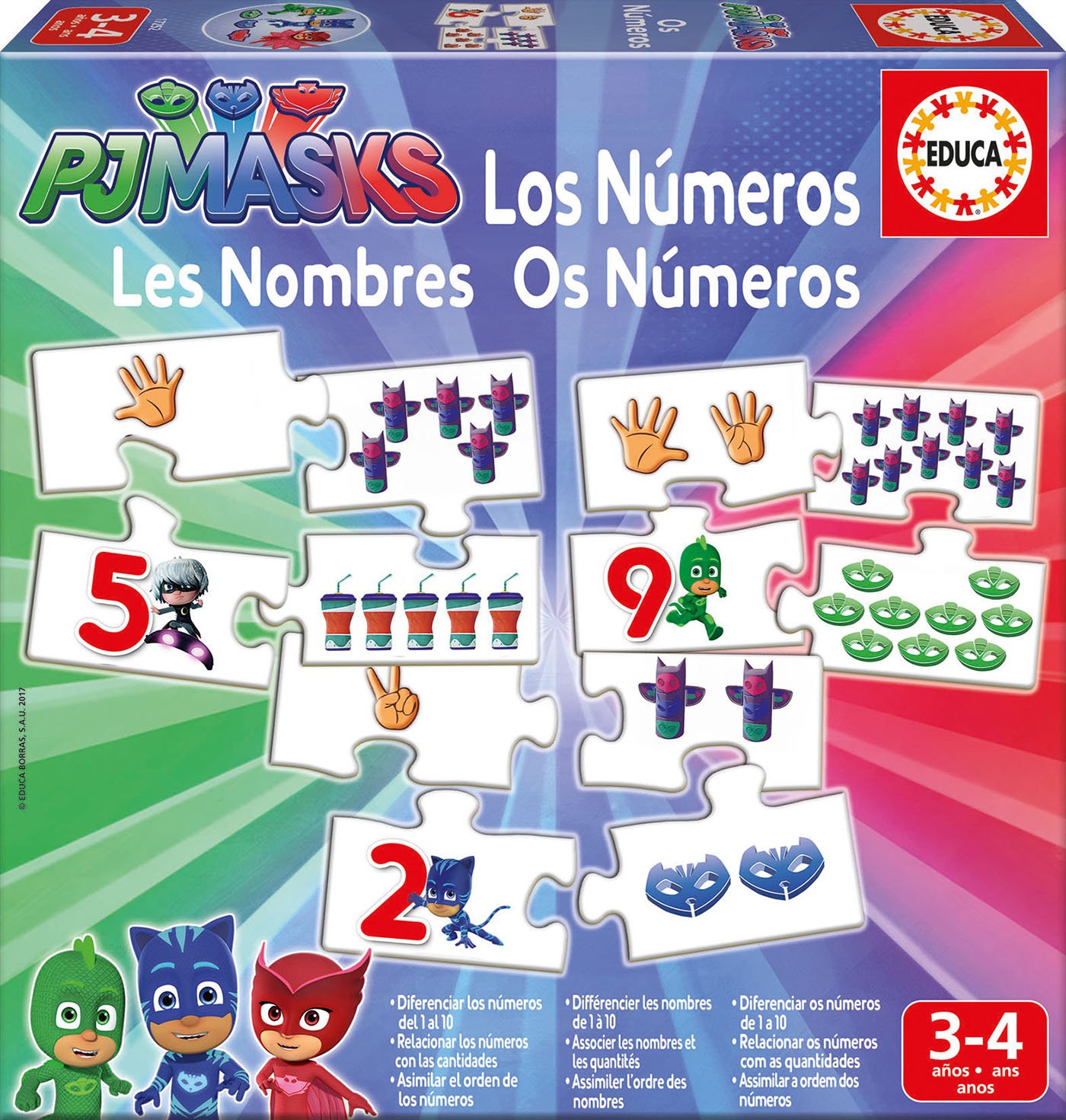 PJ Masks Interactive Game Numbers Toys & Games