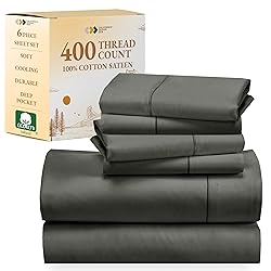 California Design Den 6-Pc King Size Sheet Set with