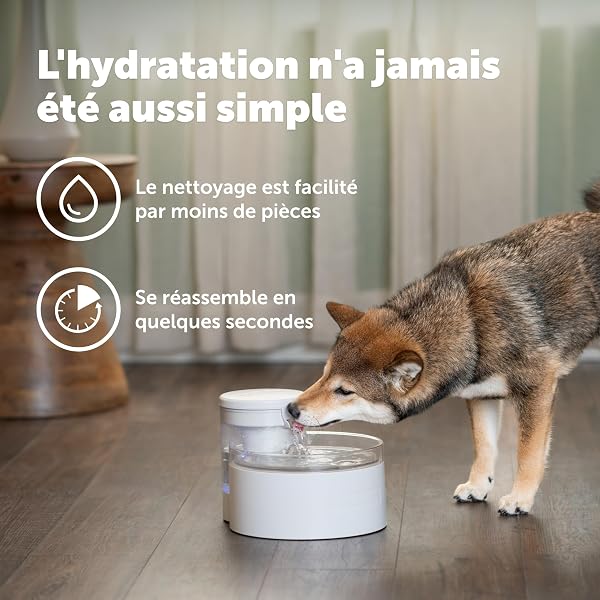 PETSAFE OUTLAST PUMPLESS CAT & DOG WATER FOUNTAIN 60 OZ/1.7L SIZE – 60 OZ.