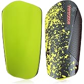Vizari Unisex Soccer Shin Guards Slip in Design &ndash; Lightweight &amp; Durable Shinguards for Adults, Youth &amp; Big Kids