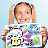 Canal Toys Airbrush Art Activity Case with 8 Colors 10 Stencils Kids Gift 6+ view 9