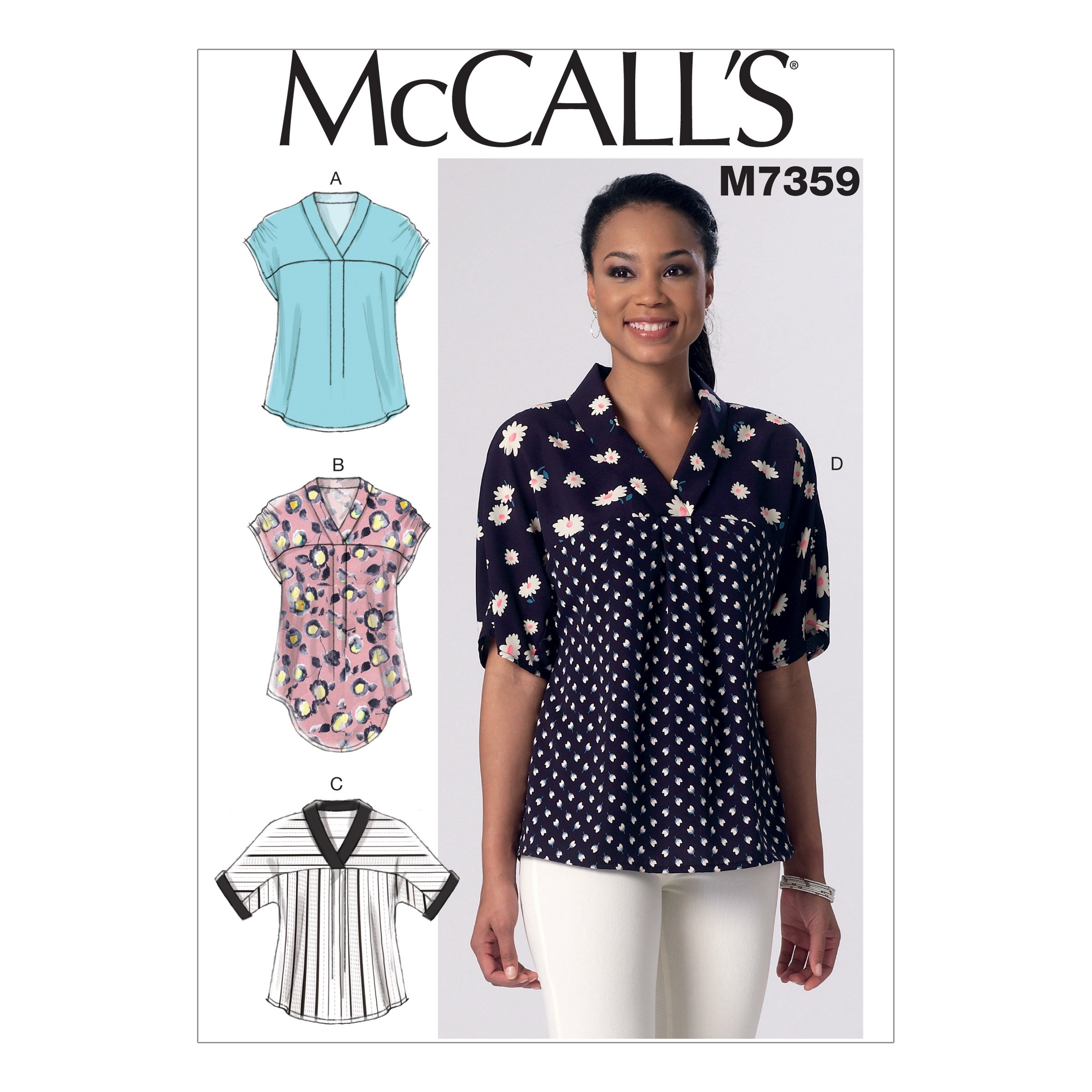 McCall's Patterns M7359 Misses' V-Neck Dolman