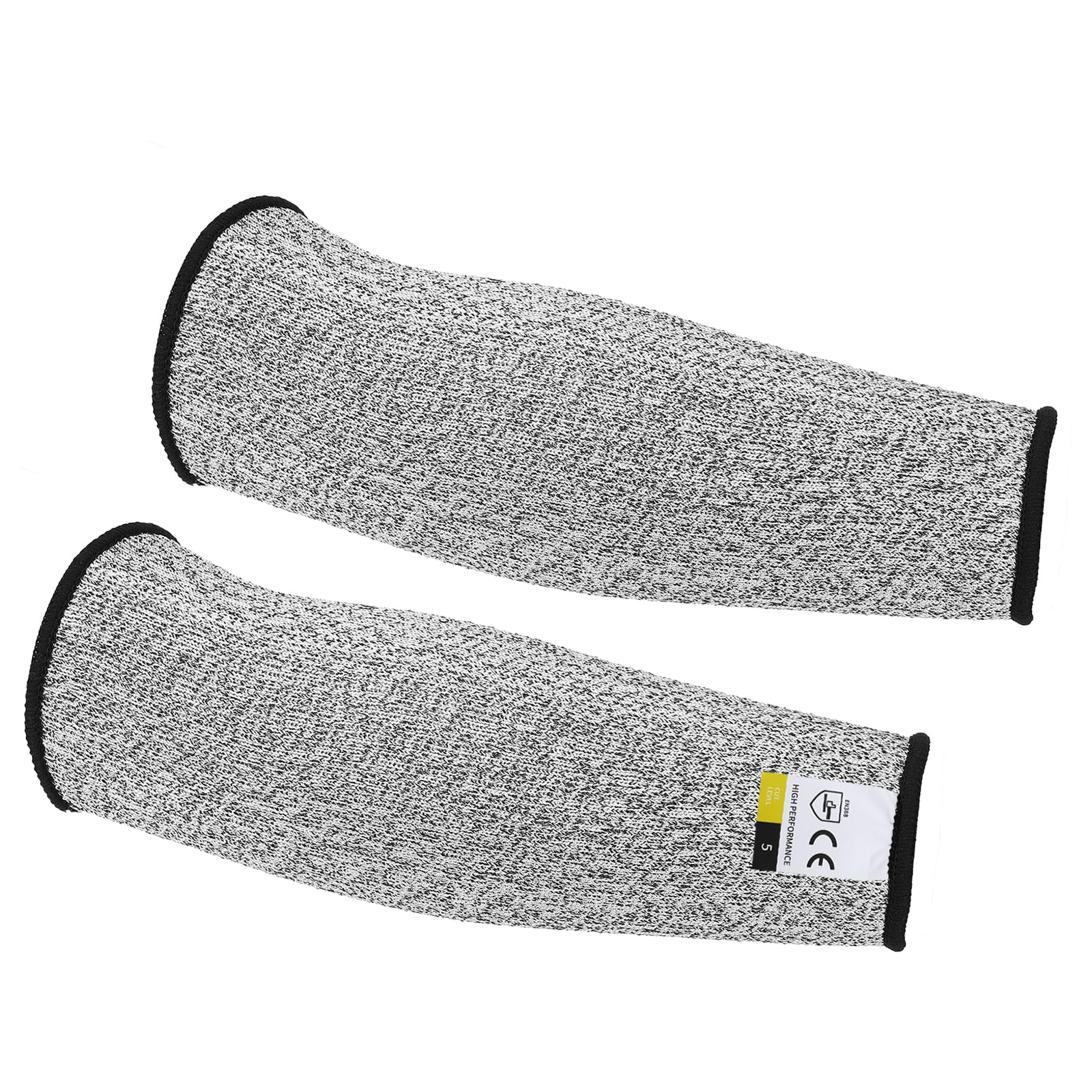 PATIKIL 12" Cut Resistant Sleeves, 1 Pair Level 5 Protection Arm Protectors Safety Arm Guard Thin Skin and Bruising for Men Women, Grey