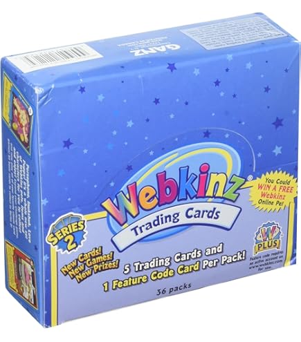 Amazon.com: Webkinz Series 4 Trading Cards Booster Box TCG (36