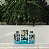 Invero 3pc Ocean Mint Peacock Body Bath Gift Set w/ Ceramic Tray Shower Gel view 3