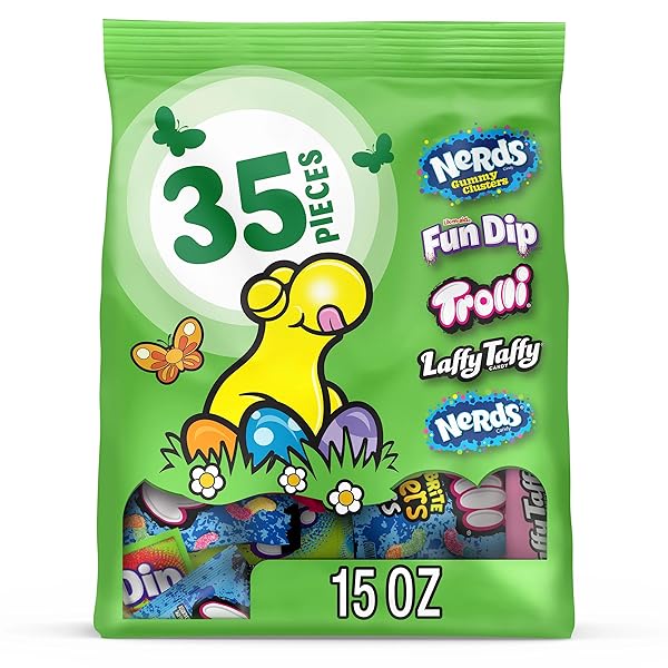 NERDS EASTER VARIETY SEEKERS BASKET FILLER VARIETY BAG,...