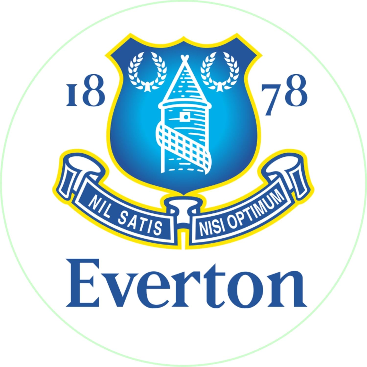 Everton P363r 7 5 Circular Edible Cake Topper Made With Real Icing And With Free Uk Shipping Amazon Co Uk Kitchen Home
